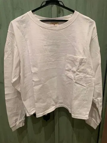 Goodwear 미국제 긴팔 T셔츠 M 사이즈 화이트