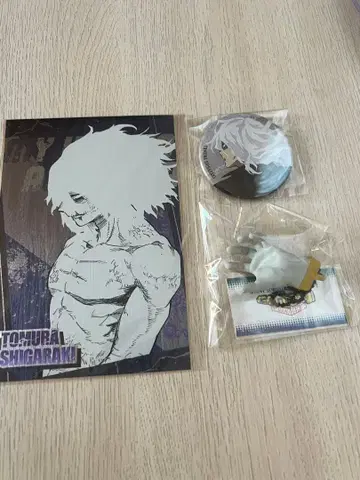 히로아카 시가라키 토무라 캔뱃지 엽서 콜렉터블 키링