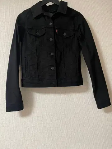 Levi's 블랙 데님 자켓 XS (새상품 택 포함)