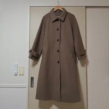 GU 브라운 롱 코트 XL