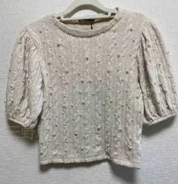 반팔 니트 스웨터