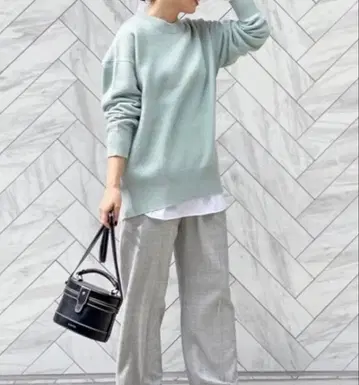 스픽앤스팬 Spick&Span 풀오버 니트 캐시미어 민트