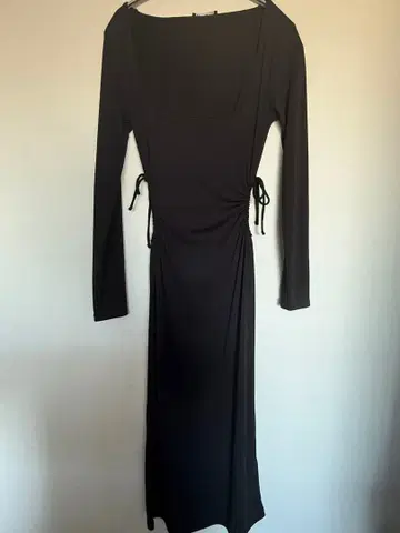 블랙 롱 원피스 긴팔 ZARA
