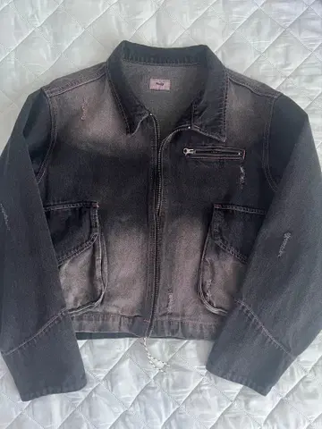 [ 한국 브랜드 ] Mmlg 데미지 데님 자켓