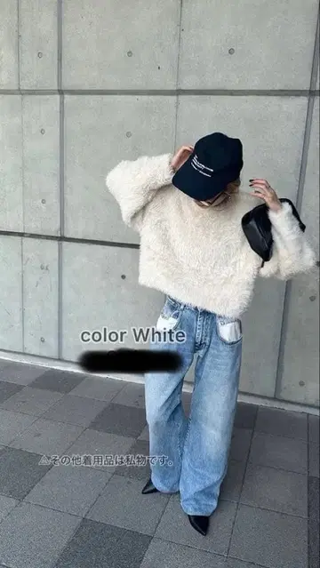 시마무라 mir..AYA 콜라보 니트 L 사이즈