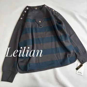 미사용품 Leilian 레리안 상의 보더 돌먼 택 포함 새상품