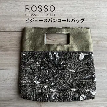 어반 리서치 로쏘 비쥬 스팽글 백 클러치백 브론즈