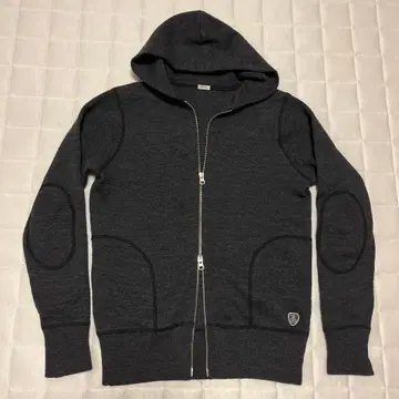 오르치발 다크 그레이 풀 지퍼 후드티 M