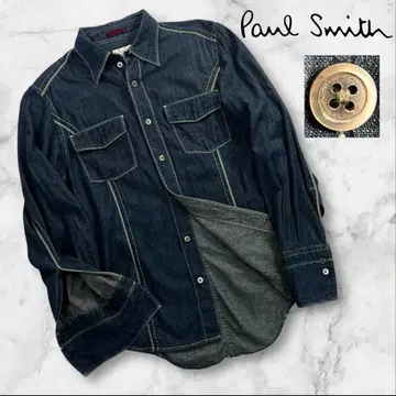 새상품급 Paul Smith London 데님 셔츠 사이즈 M (여성용)