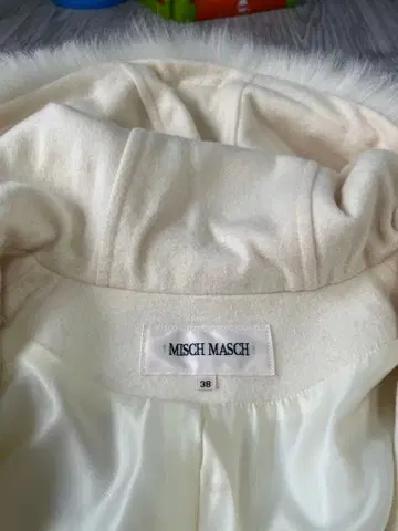 MISCH MASCH 아이보리 후드 부착 코트 38