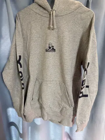 X-girl 그레이 후드 맨투맨