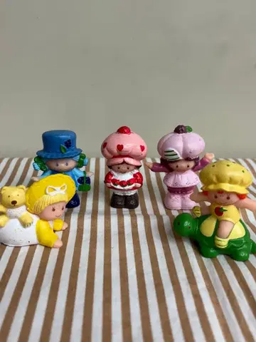 스트로베리 숏 케이크 소프트 비닐 피규어 5개