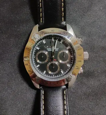 다니엘 뮐러 블랙 크로노그래프 손목시계