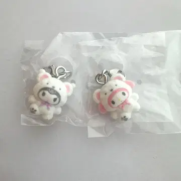 산리오 포근포근 스노우 메지루시 액세서리 마이멜로디 쿠로미