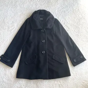 OZOC 울 L 사이즈 숏코트 블랙