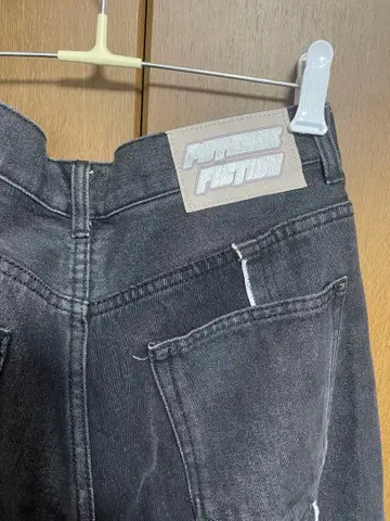 W.W.G 패치워크 데님 팬츠 블랙