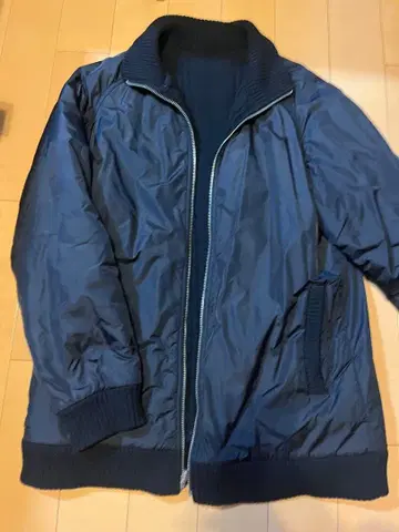 네이비 리버서블 자켓