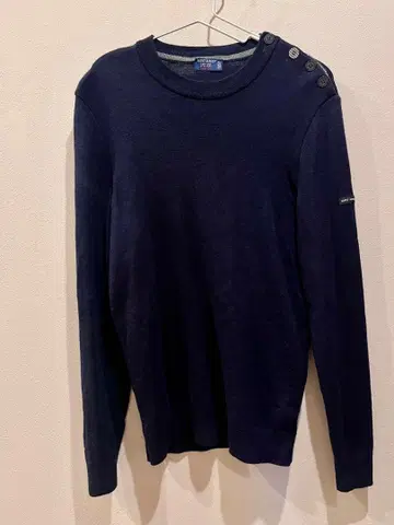 [ SAINT JAMES ] 네이비 크루넥 스웨터