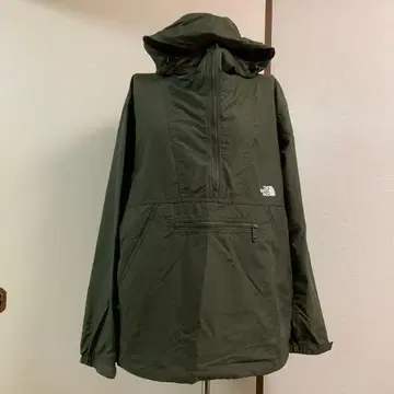 THE NORTH FACE 올리브 그린 자켓 아노락 후드티