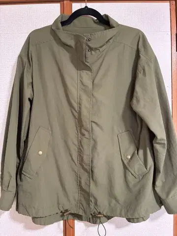 카키 L 사이즈 마운틴 후드티