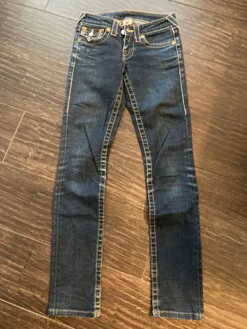 트루 리전 스키니 데님 다크 블루 23