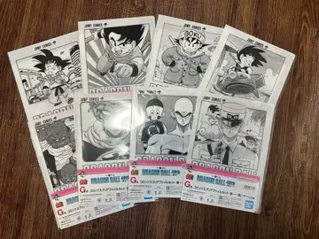 1번 복권 드래곤볼 40th G상 코믹스 클리어 파일 세트