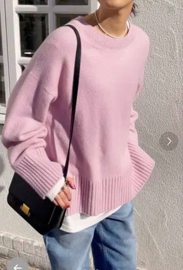 Spick & span 핑크 니트