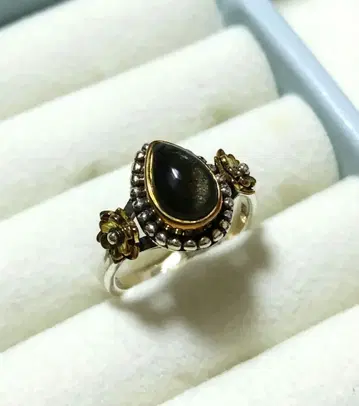 bijumam 비쥬마무 플라워 반지 블랙