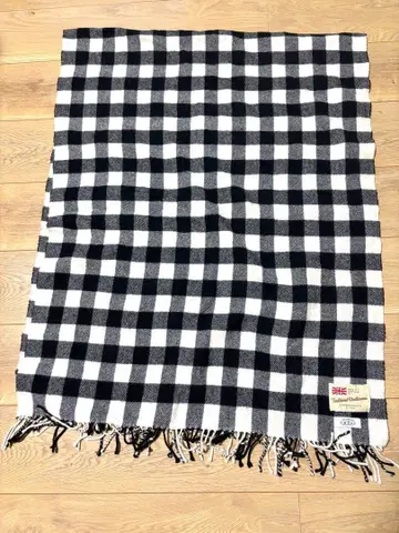 트래디셔널 웨더웨어 체크 무늬 대형 스톨