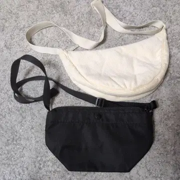 새상품급 UNIQLO 유니클로 코듀로이 나일론 숄더백 인기