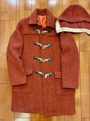 더플 코트 오렌지 계열 46 사이즈