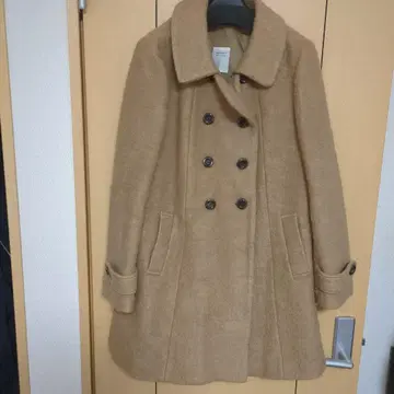 PAGEBOY 베이지 울 코트