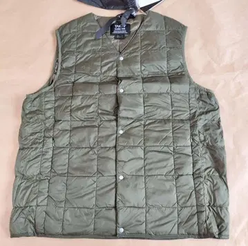 TAION V넥 이너 베스트 올리브 XL 사이즈