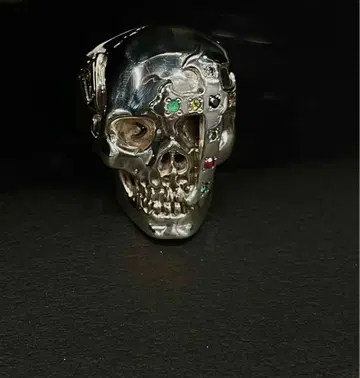 넘버나인 매지컬 디자인 스컬 반지 새상품급