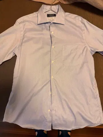 New Yorker 긴팔 와이셔츠 / 블루