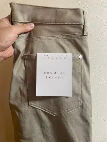 PREMIUM SKINNY 베이지 스키니 치노 팬츠 M 사이즈