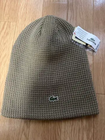 LACOSTE 리버서블 와치 L3320 베이지 비니