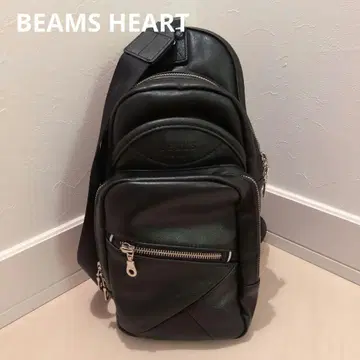 인조 가죽 원 숄더백 BEAMS HEART 백