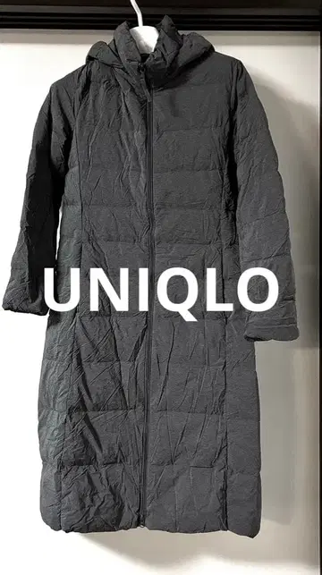 [ 새상품급 ] UNIQLO 울트라 라이트 다운 스트레치 롱 코트 M
