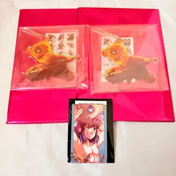 귀멸의 칼날 무한성편 키 비주얼 아크릴 스탠드 이노스케 세트