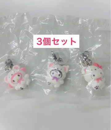 산리오 메지루시 액세서리 포근포근 스노우 쿠로미 마이멜로디 키티 가챠