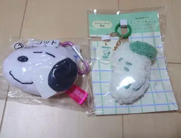 새상품 스누피 마스코트 세트