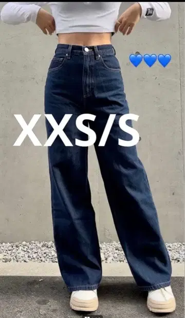 TWW 데님 XXS/S 딥 네이비 deep-navy