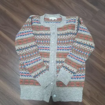 Bshop 구매 ERIBE 페어아일 패턴 가디건 S