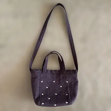 hichanx Donoban 콜라보 스캘럽 토트 블랙