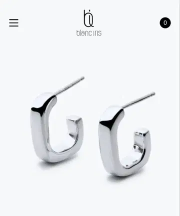 블랑 이리스 실버 귀걸이