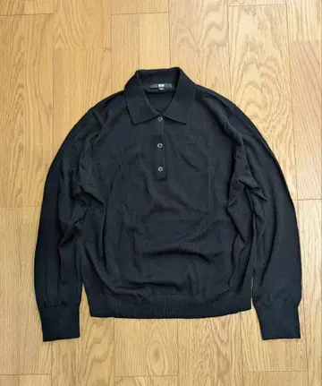 유니클로 메리노 폴로 스웨터 XL