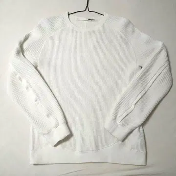 사카요리 sakayori 맨투맨 와플 화이트 L