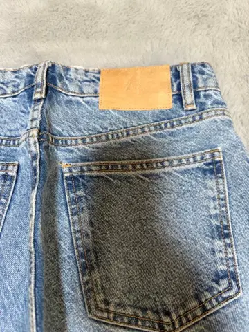 ZARA 스트레이트 데님 라이트 블루
