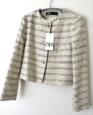 ZARA 트위드 자켓 미사용 새상품